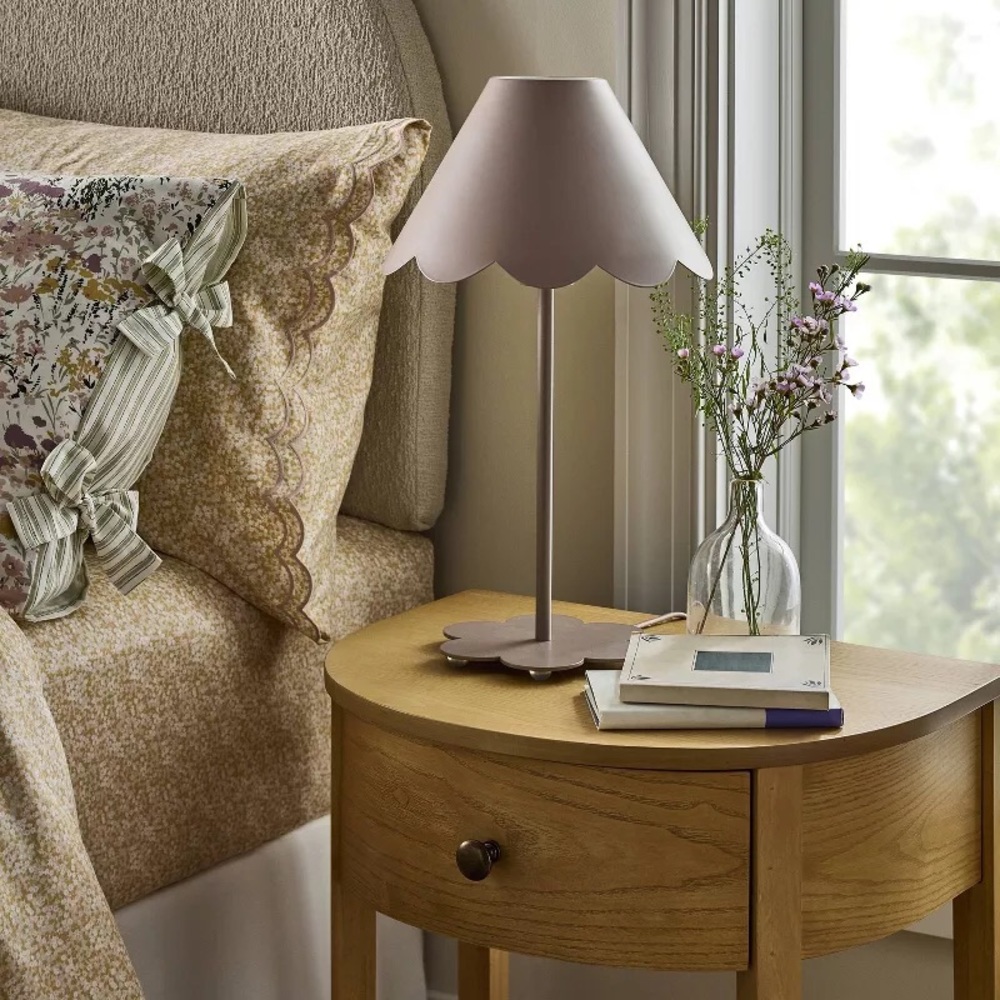 Scallop Shade Metal Table Lamp Purple - Threshold™ designed with Studio McGee